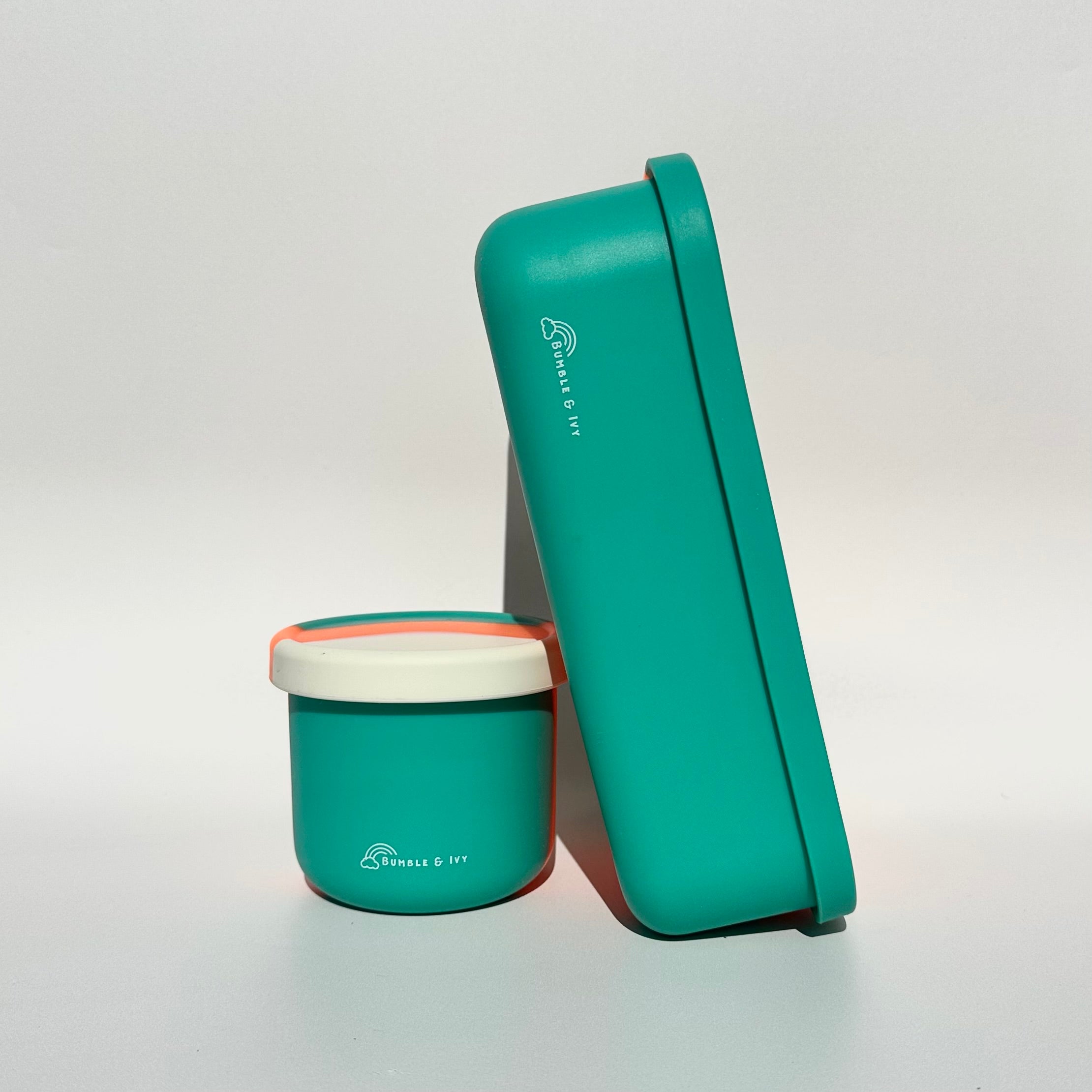 Rio Silicone Bento 5 & Snack Box Bundle – Eco-Friendly, Durable Meal Containers for Healthy On-the-Go Dining"