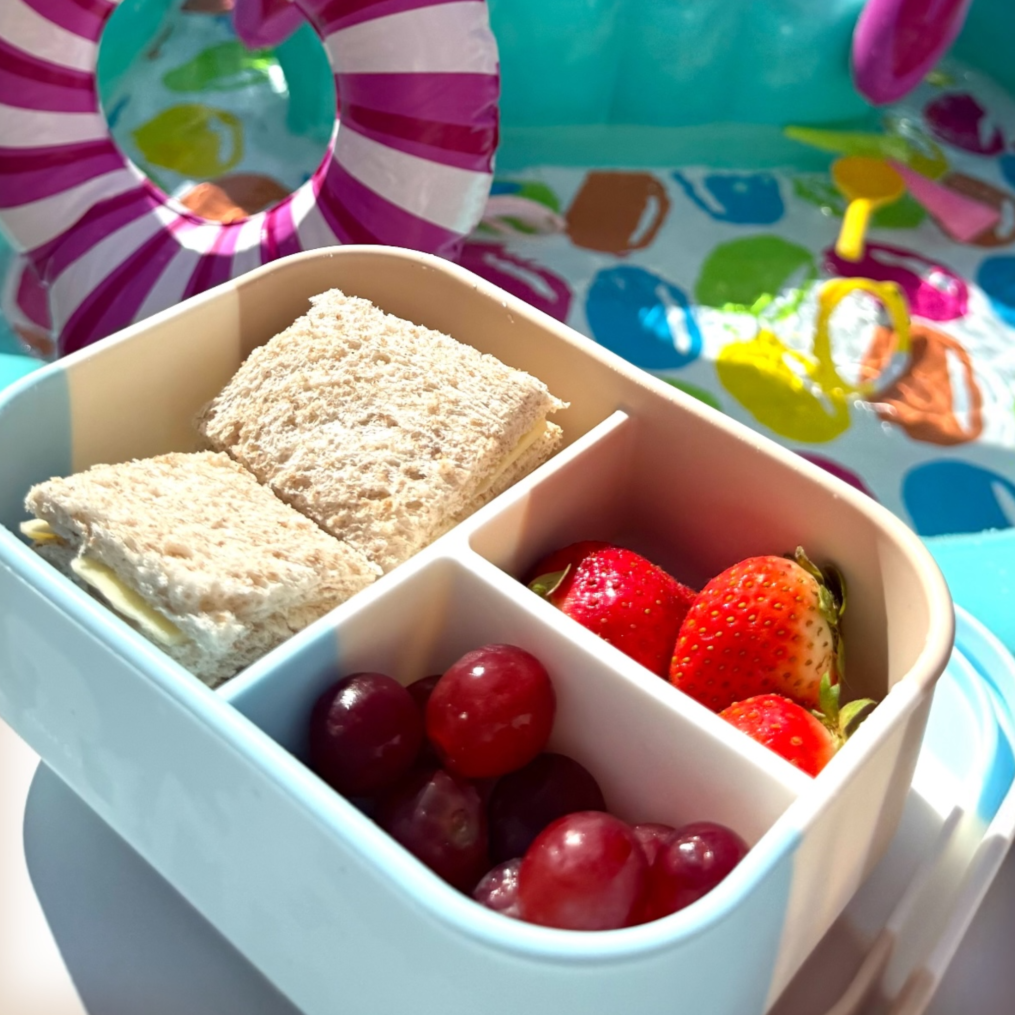 Kids Silicone Bento Lunchbox – Seaside Bumble & Ivy