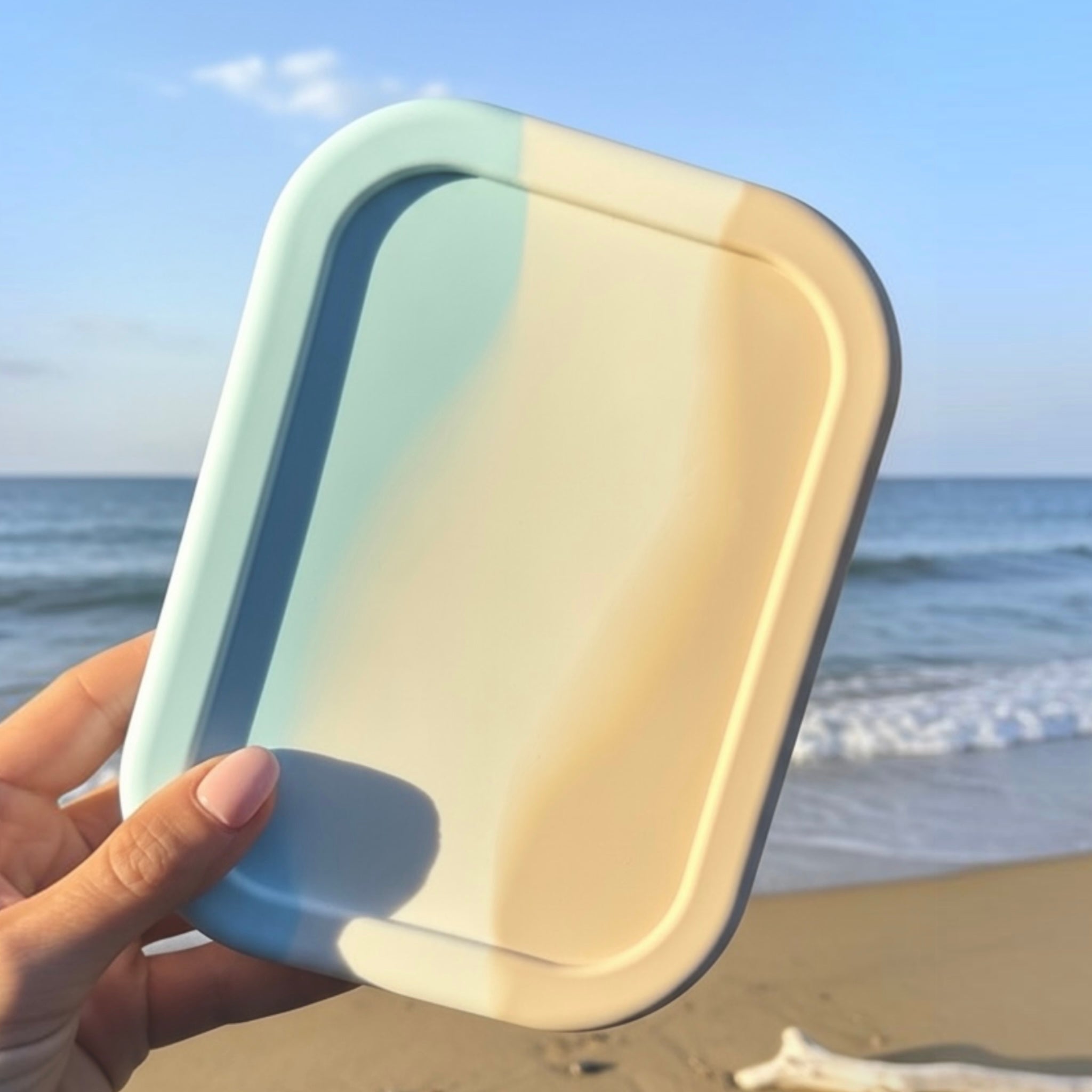 Kids Silicone Bento Lunchbox – Seaside Bumble & Ivy