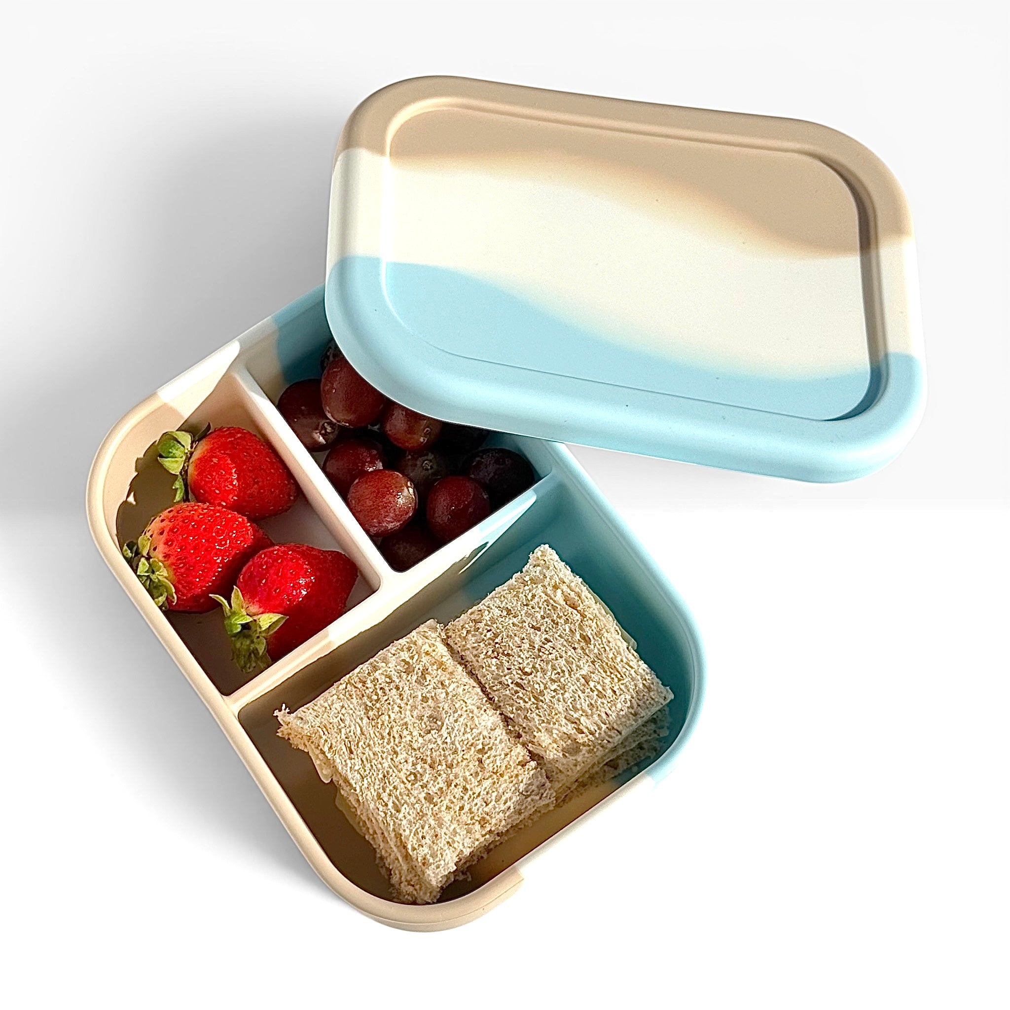 Kids Silicone Bento Lunchbox – Seaside Bumble & Ivy