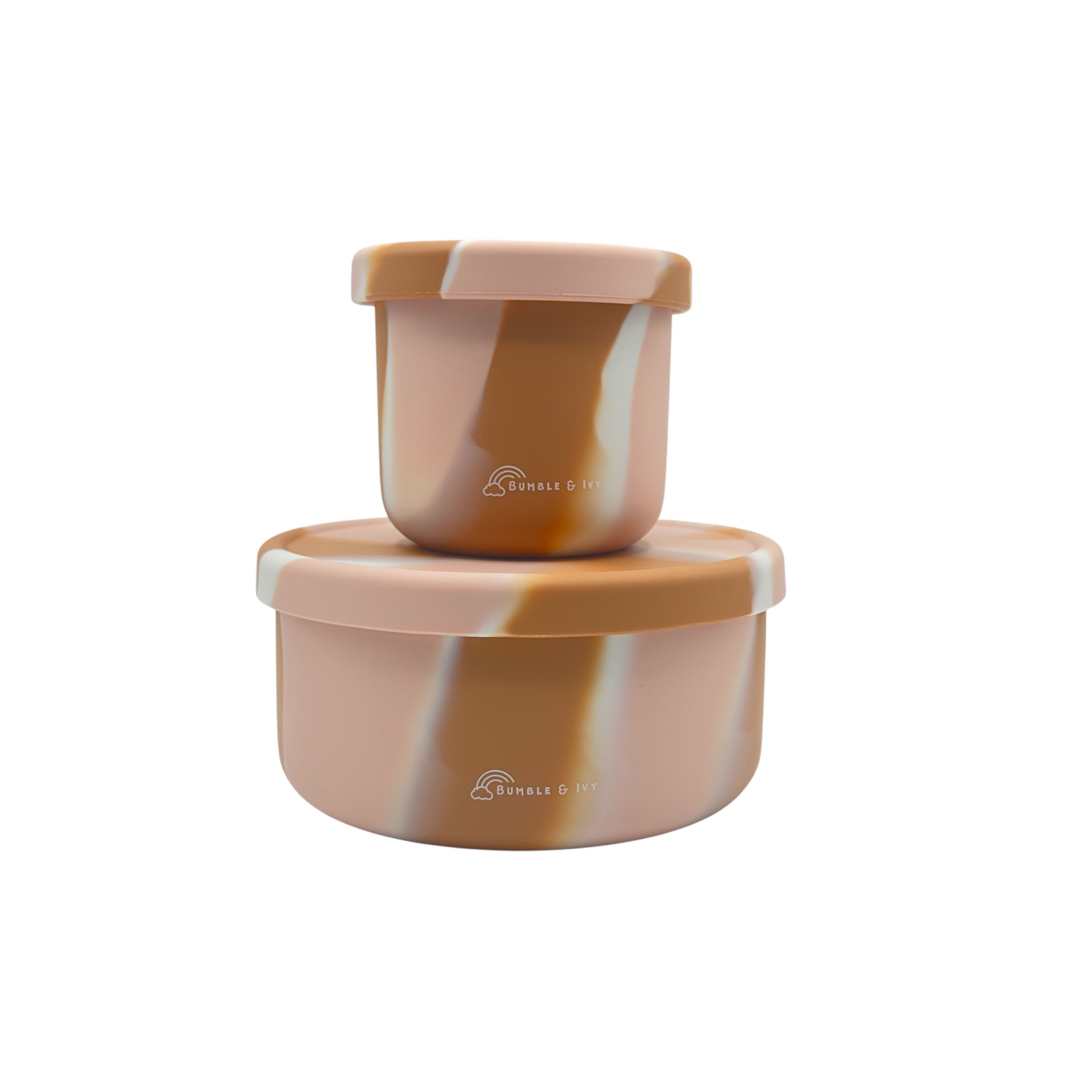 "Eco-Friendly Round Coco Silicone Snack Box – Durable, Non-Toxic Container for Healthy On-the-Go Snacking"