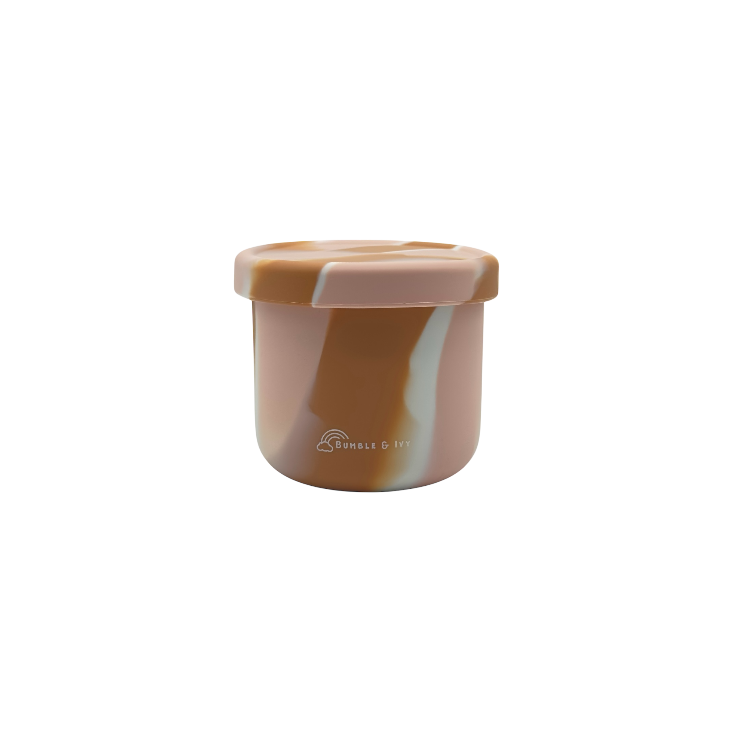 "Eco-Friendly Round Coco Silicone Snack Box – Durable, Non-Toxic Container for Healthy On-the-Go Snacking"