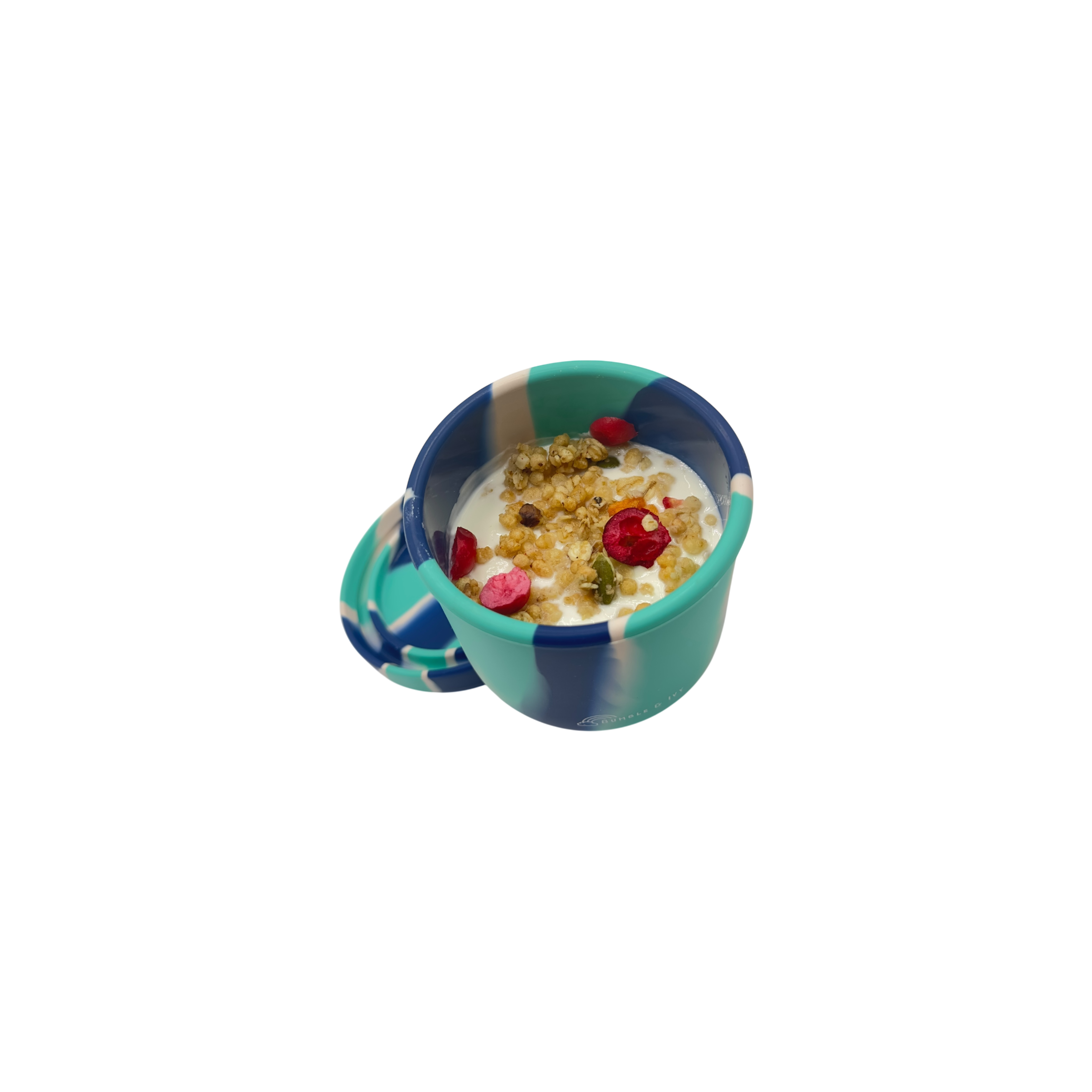 "Eco-Friendly Round Maui Silicone Snack Box – Durable, Non-Toxic Container for Healthy On-the-Go Snacking"