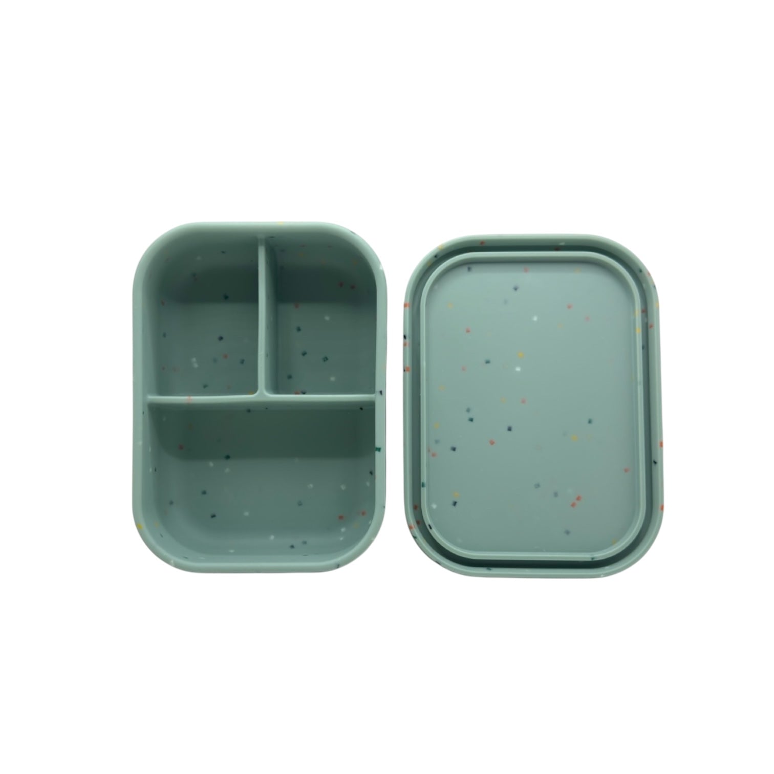 "Speckled Sage Bento Box: Eco-Friendly and Durable"