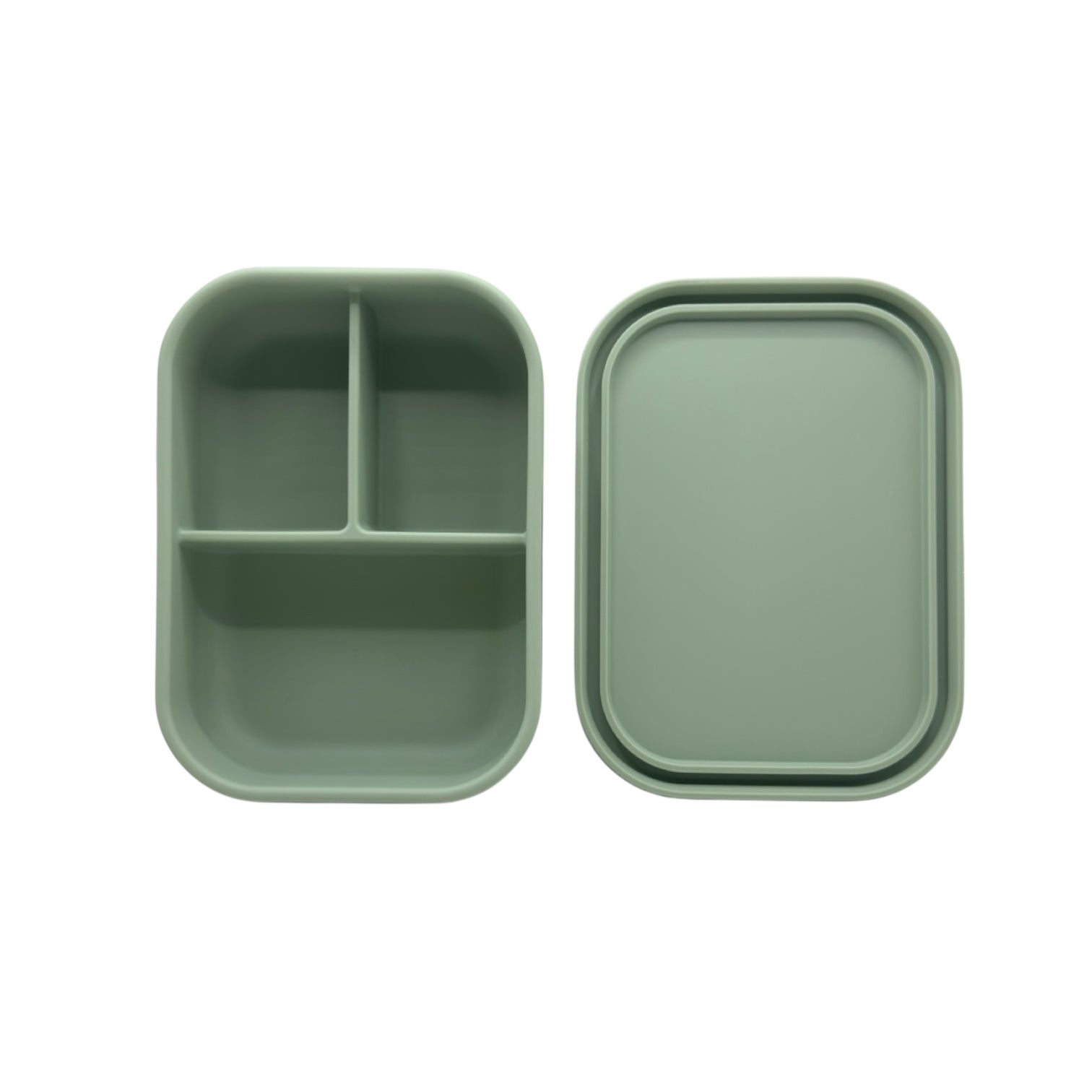"Olive Bento Box: Eco-friendly and durable."