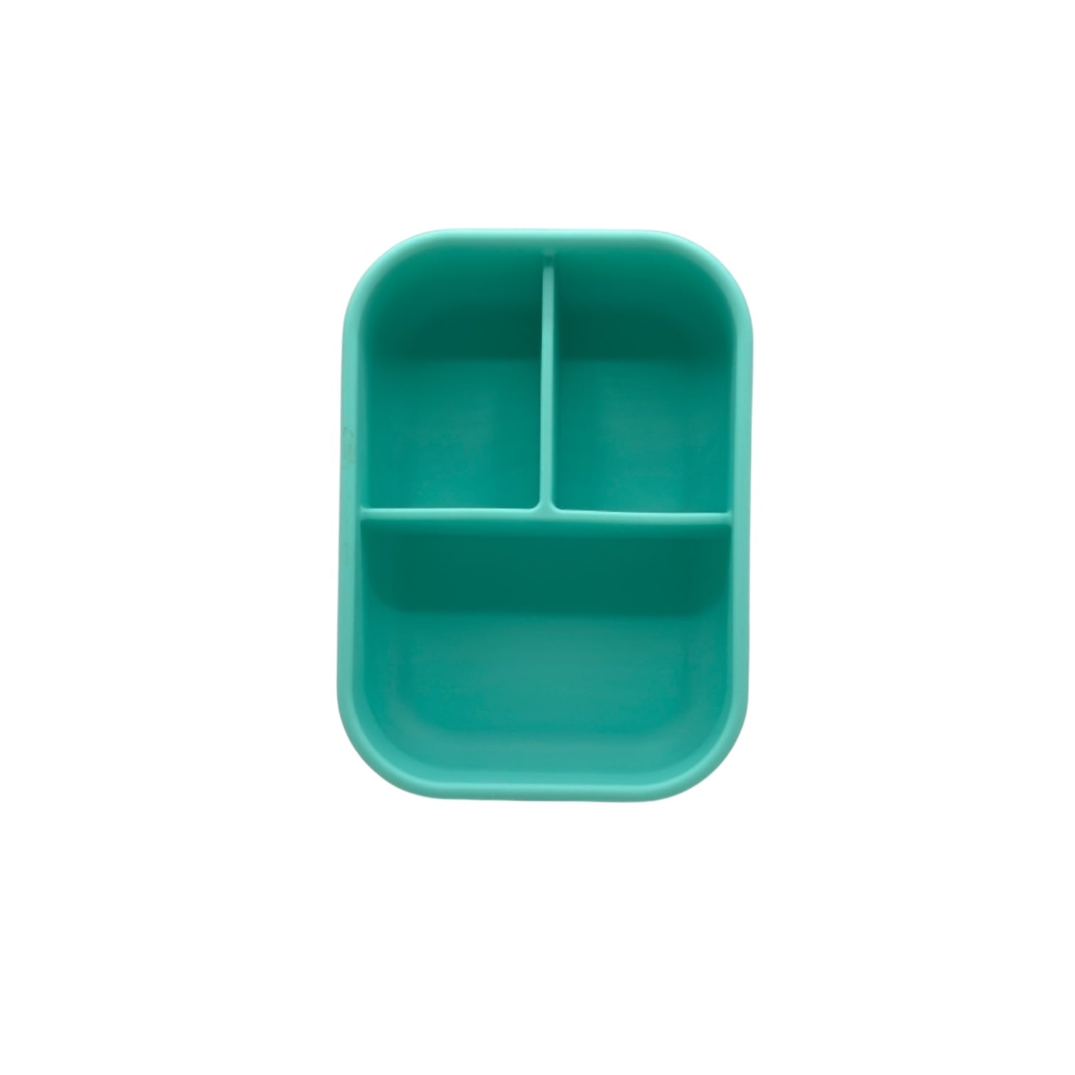 “Pearl Aqua Silicone Bento Lunch Box – BPA-Free, Eco-Friendly & Kid-Safe”