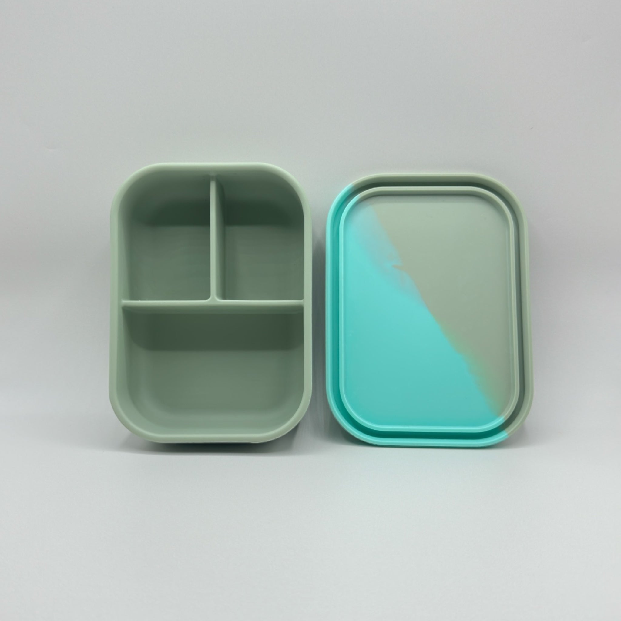 Bento box -Pearl Aqua/olive