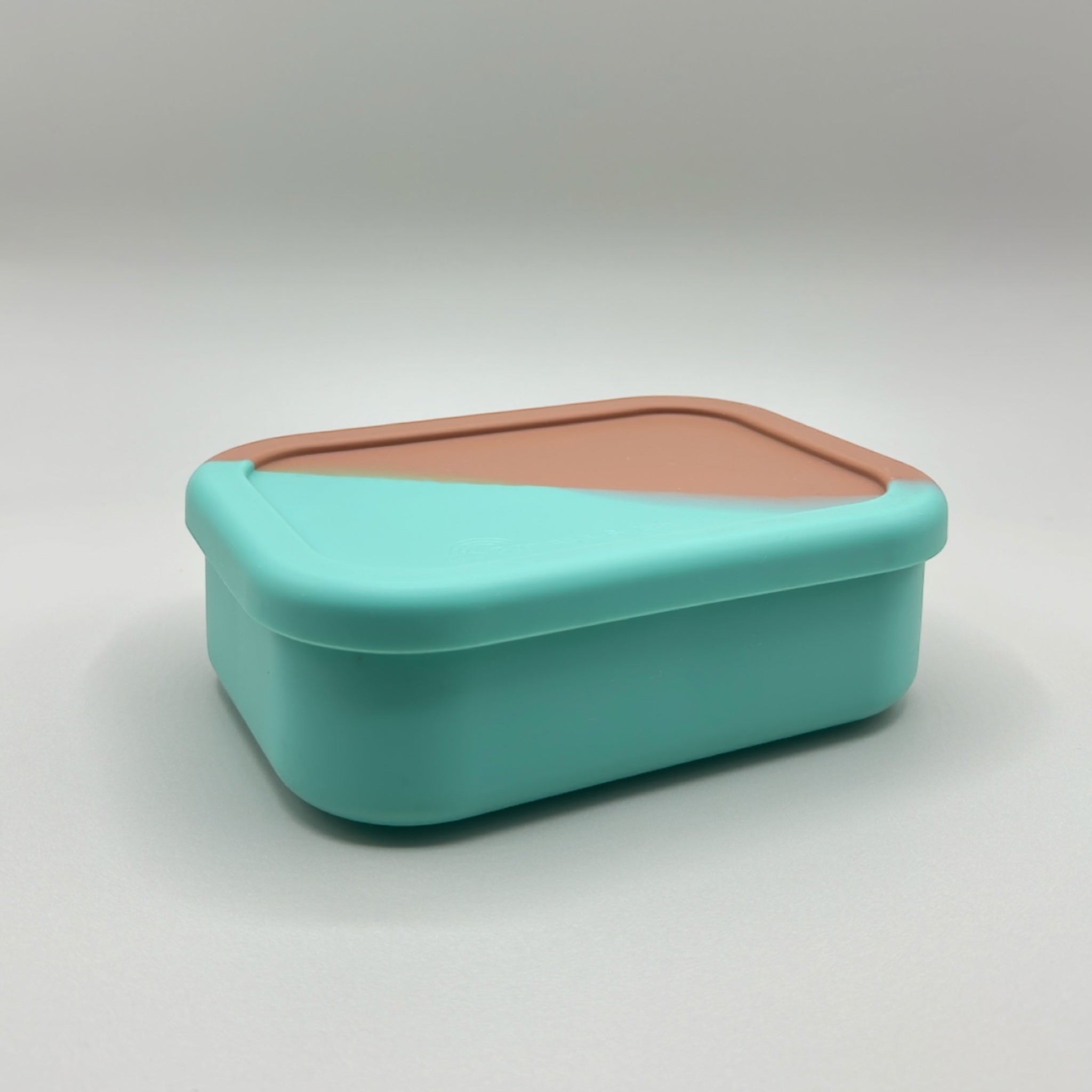 Bento Box - Pearl Aqua/Coral Tree