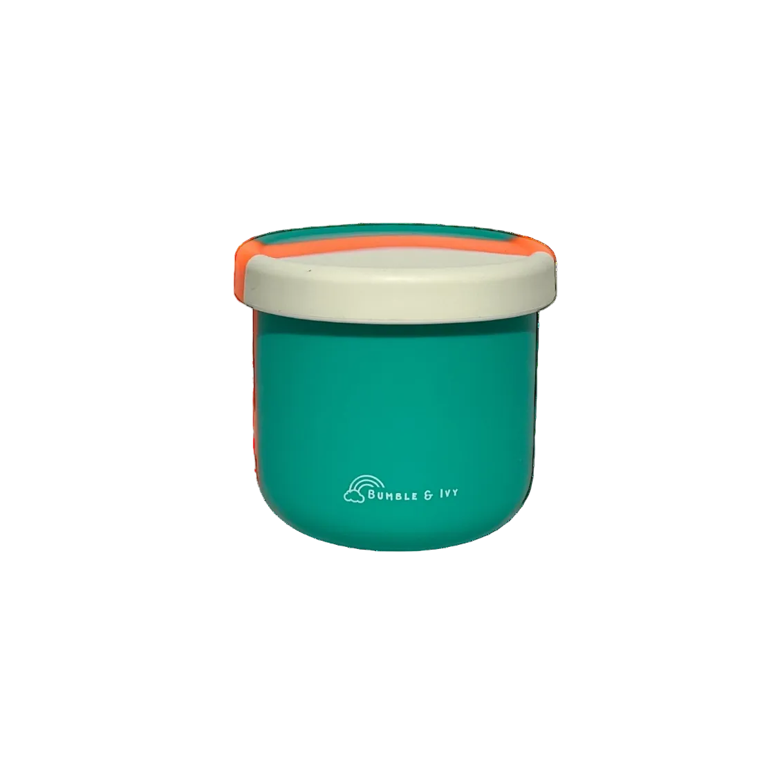 Bumble & Ivy Rio silicone snack box, reusable food container for kids lunch boxes, school snacks, fruit and on the go meals